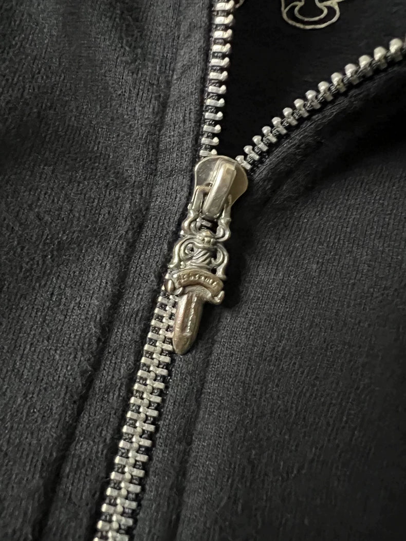 Chrome Hearts Men's Zip Hoodie-yf