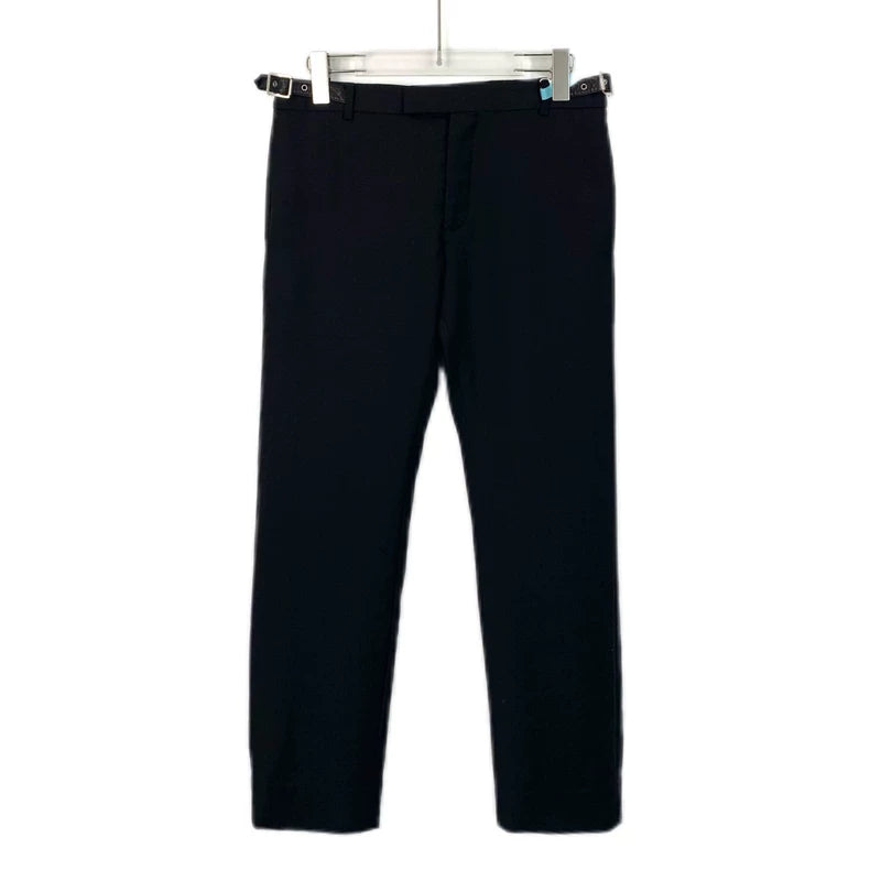 Saint Laurent Black Wool Relaxed Pants