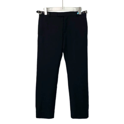 Saint Laurent Black Wool Relaxed Pants