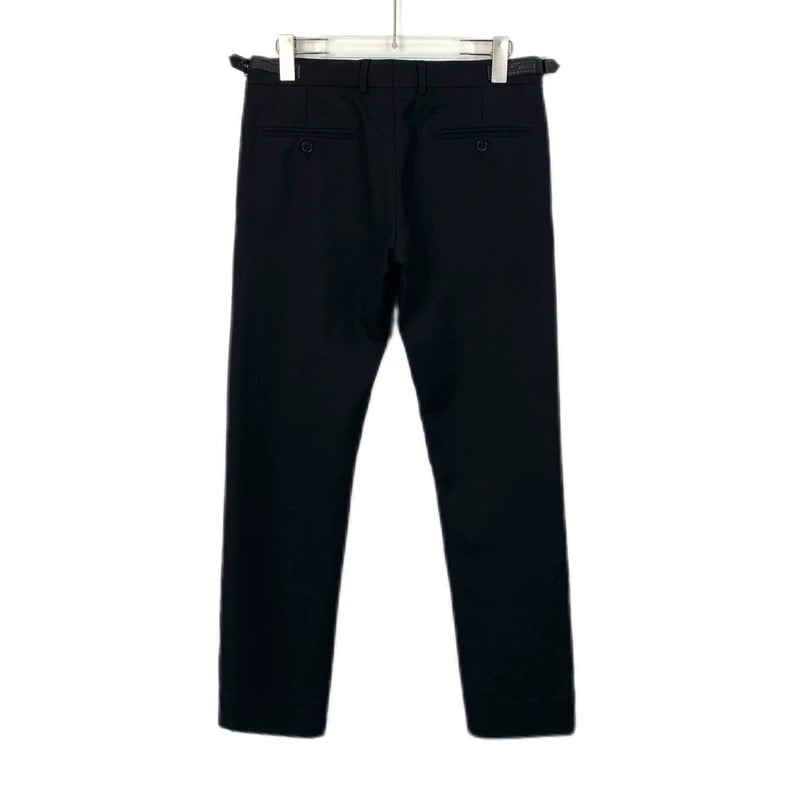 Saint Laurent Black Wool Relaxed Pants
