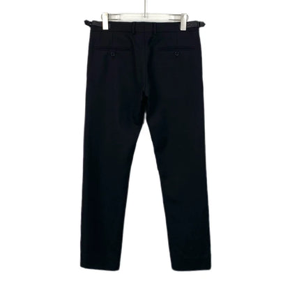Saint Laurent Black Wool Relaxed Pants