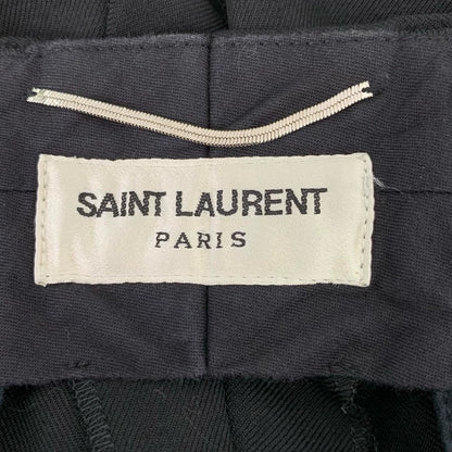 Saint Laurent Black Wool Relaxed Pants