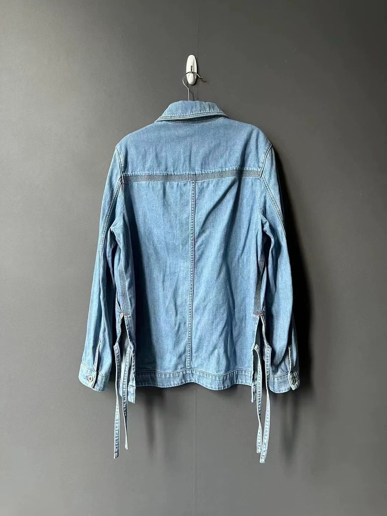 Loewe Denim Jacket with Leather Tag