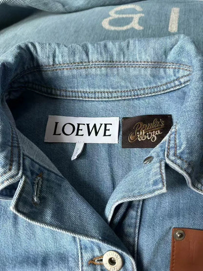 Loewe Denim Jacket with Leather Tag