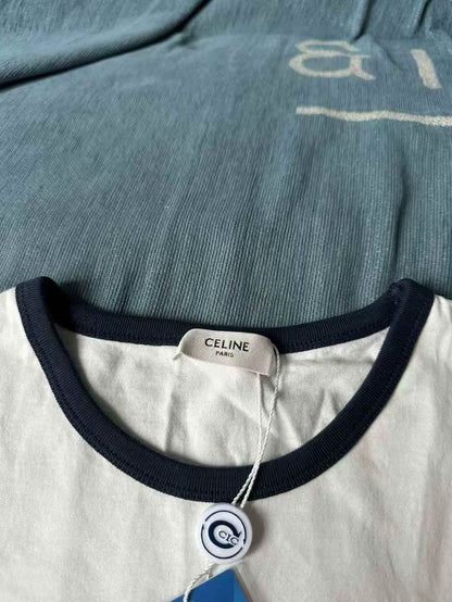 Celine Short Sleeve Printed T-Shirt