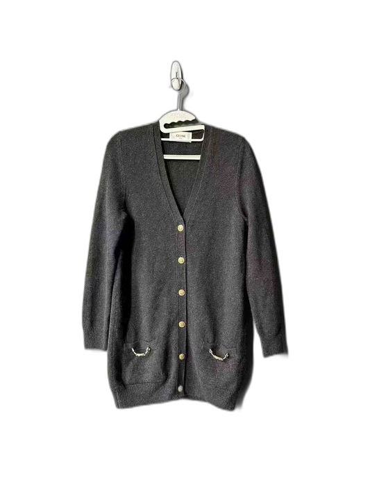 Black Cashmere Cardigan by Celine