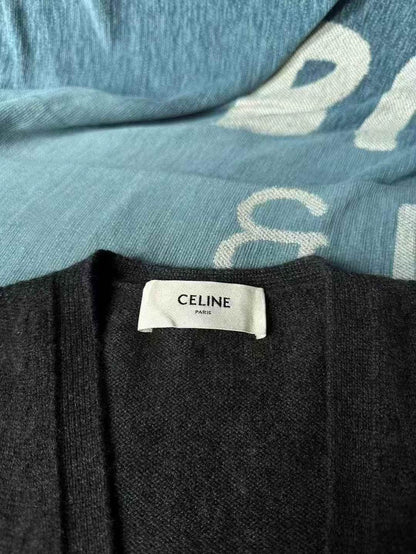 Black Cashmere Cardigan by Celine