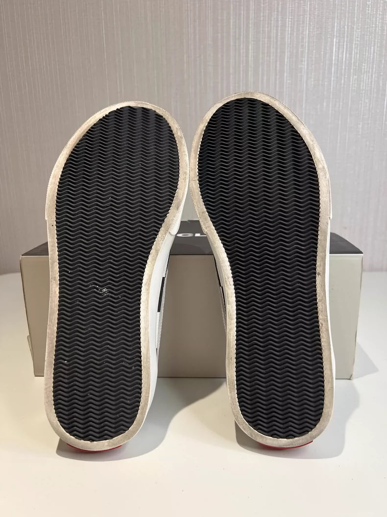 Retro Checkered Low-Top Canvas Sneakers