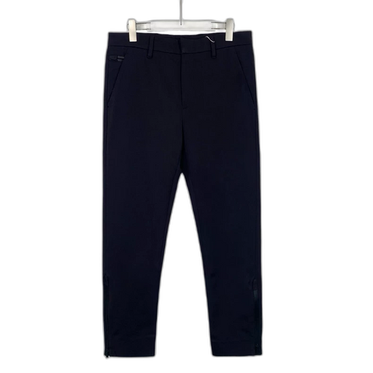 Prada Black Straight Leg Zip Pants