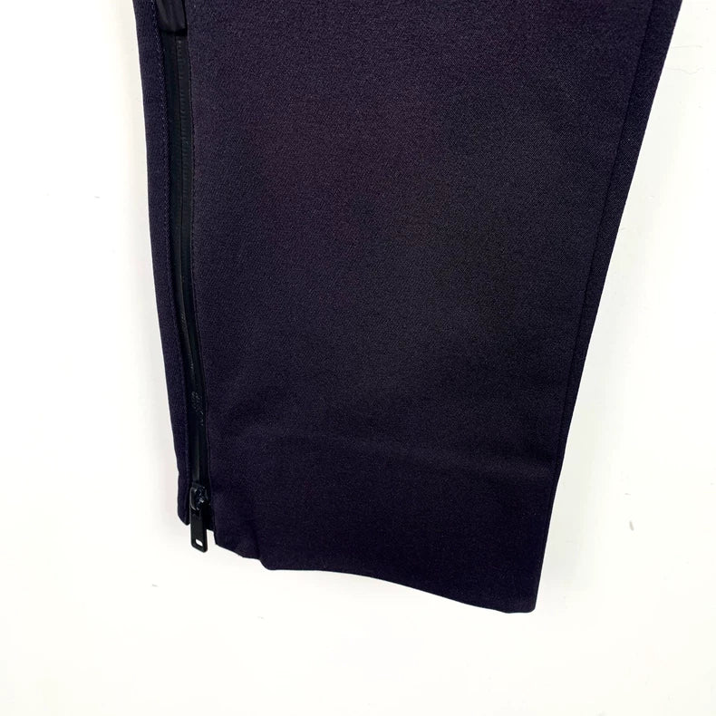 Prada Black Straight Leg Zip Pants