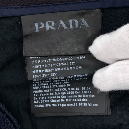 Prada Black Straight Leg Zip Pants