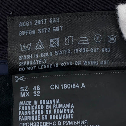 Prada Black Straight Leg Zip Pants