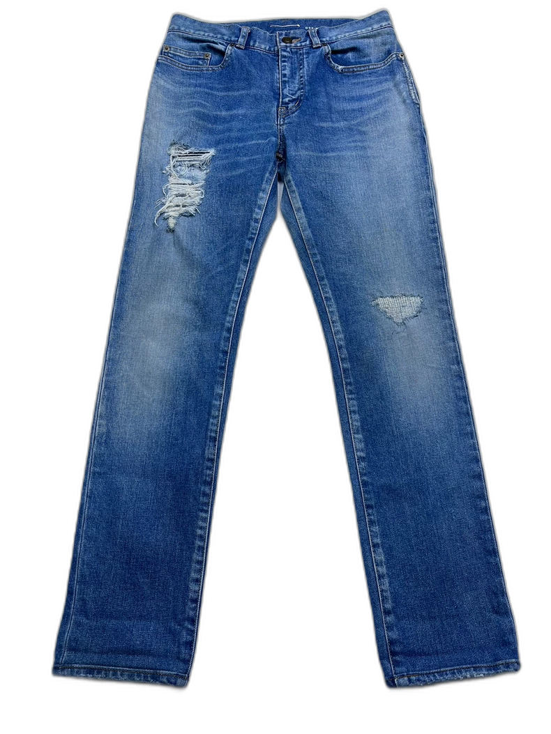Saint Laurent Blue Denim Jeans 30 Size