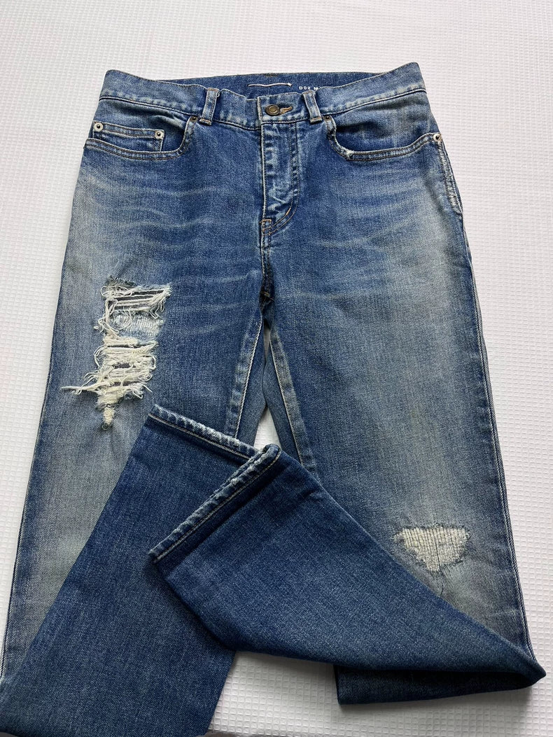 Saint Laurent Blue Denim Jeans 30 Size