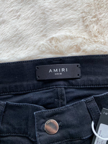 Amiri Black Trash Denim Pants