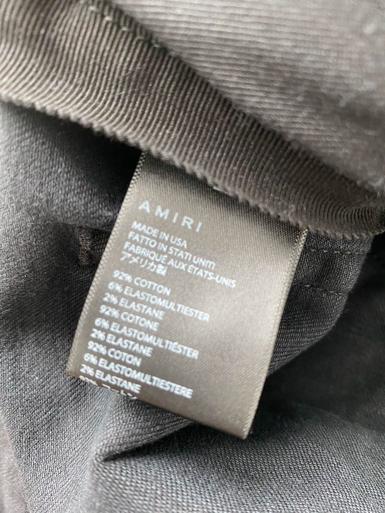 Amiri Black Trash Denim Pants