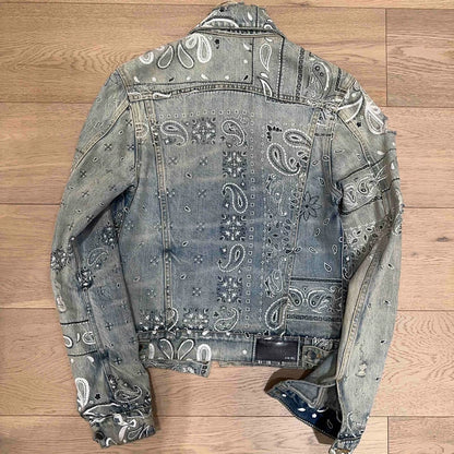 Amiri Men's Paisley Denim Jacket
