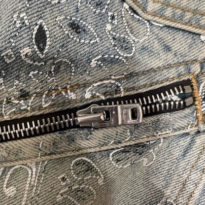 Amiri Men's Paisley Denim Jacket