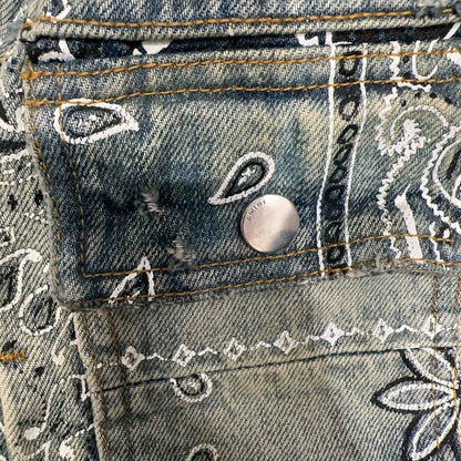 Amiri Men's Paisley Denim Jacket