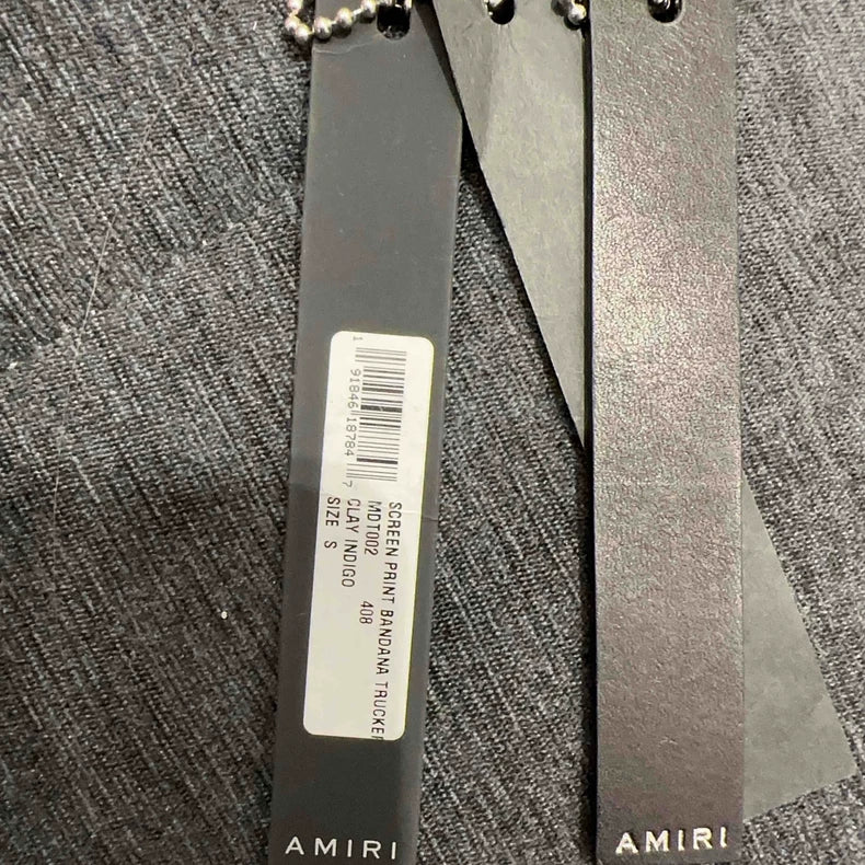 Amiri Men's Paisley Denim Jacket