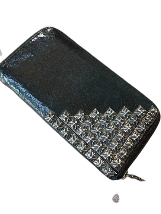 Chrome Hearts Cross Design Leather Wallet