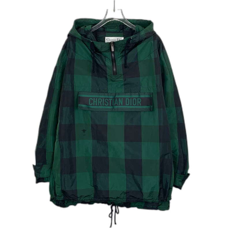Christian Dior Green Check Hooded Jacket