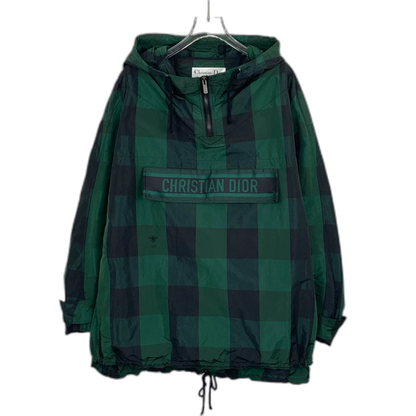 Christian Dior Green Check Hooded Jacket