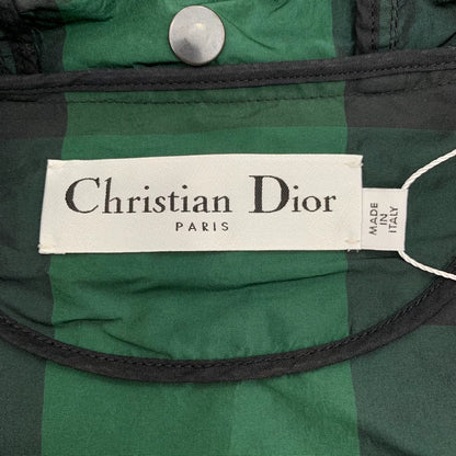 Christian Dior Green Check Hooded Jacket