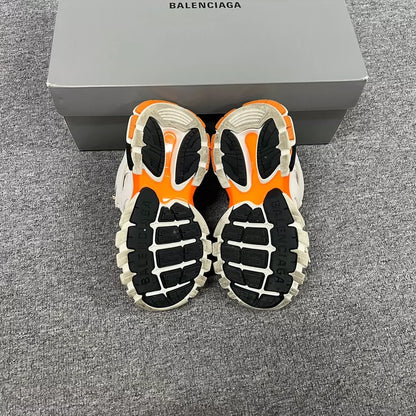 Balenciaga Track Dad Sneakers White Orange