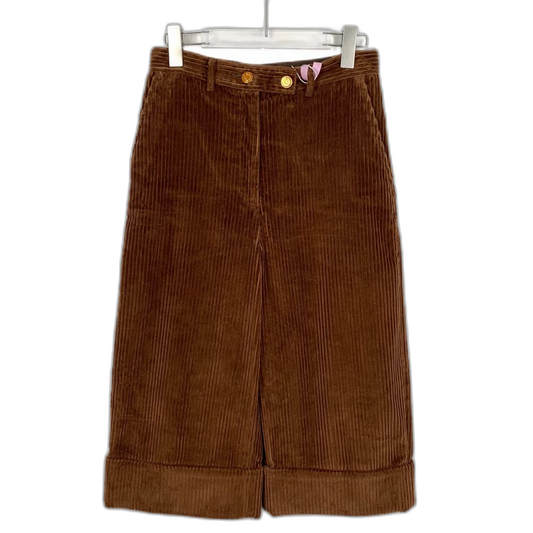 Gucci Brown Corduroy Casual Pants