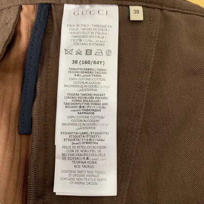 Gucci Brown Corduroy Casual Pants