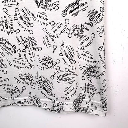 White Logo Print Short Sleeve T-Shirt