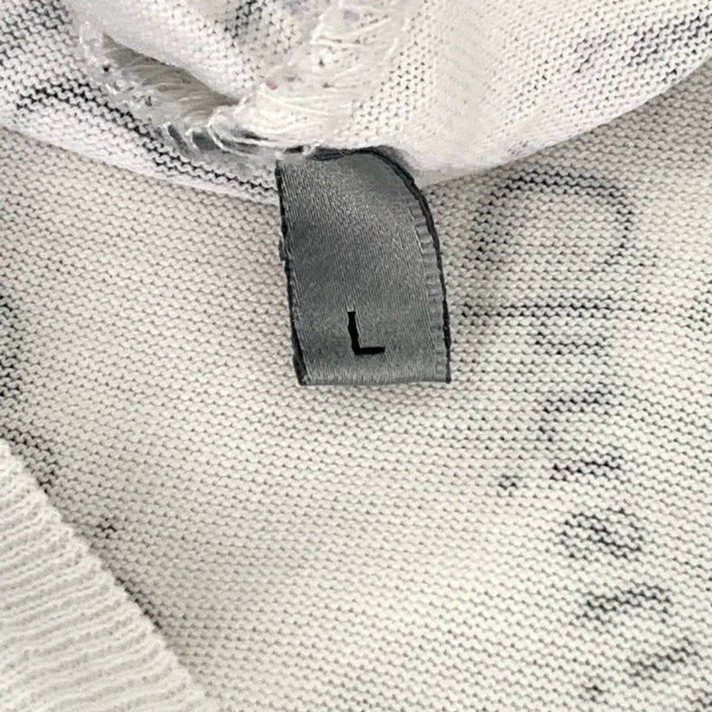 White Logo Print Short Sleeve T-Shirt