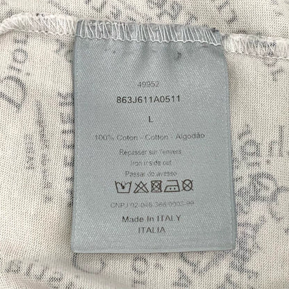 White Logo Print Short Sleeve T-Shirt