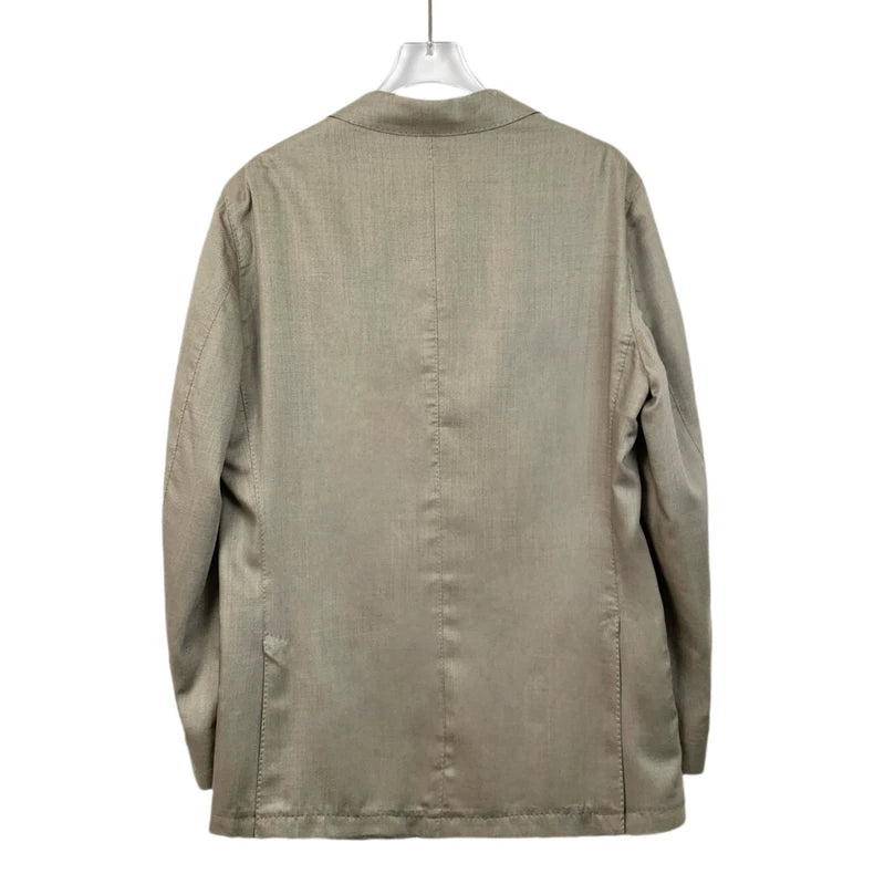 Beige Cashmere Blazer by Ermenegildo Zegna