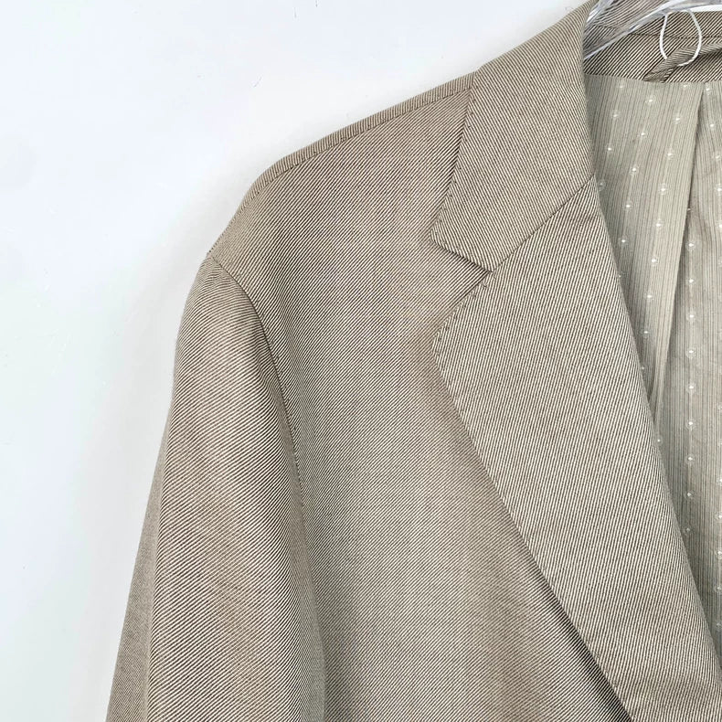 Beige Cashmere Blazer by Ermenegildo Zegna