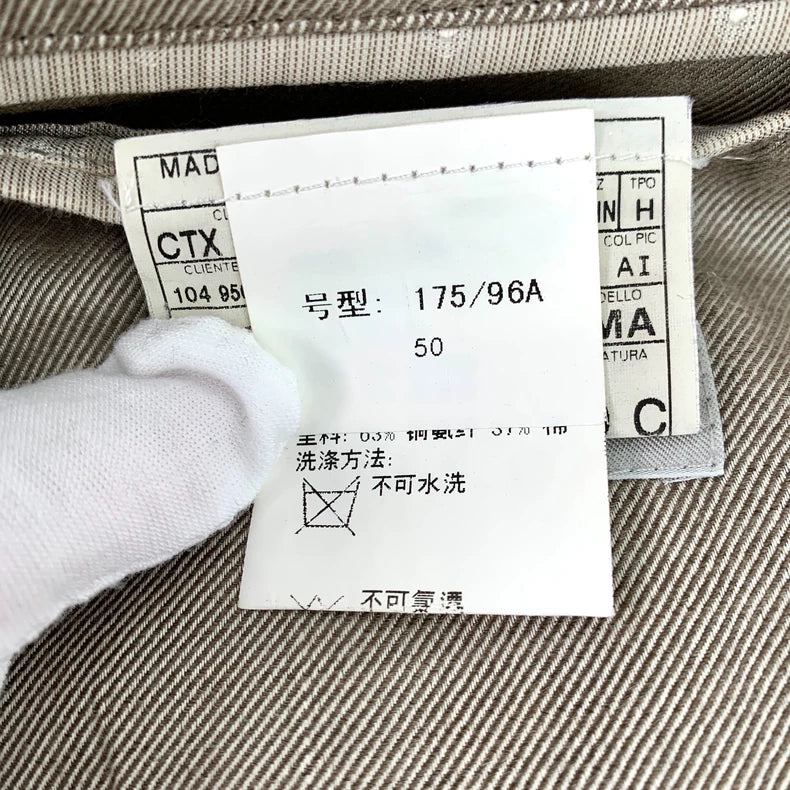 Beige Cashmere Blazer by Ermenegildo Zegna