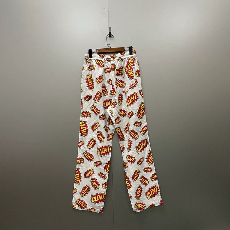 Saint Michael Printed Pants M Size