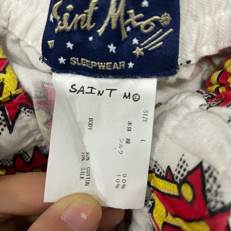 Saint Michael Printed Pants M Size