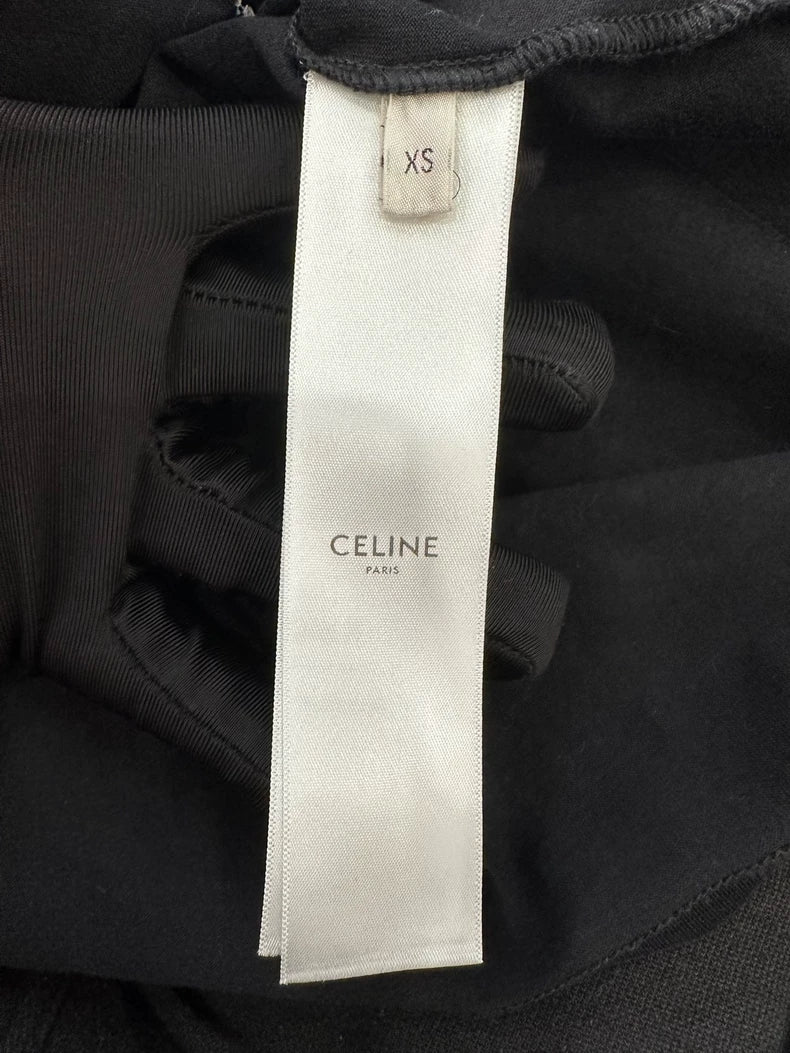 Celine Paris Black Short Sleeve Tee