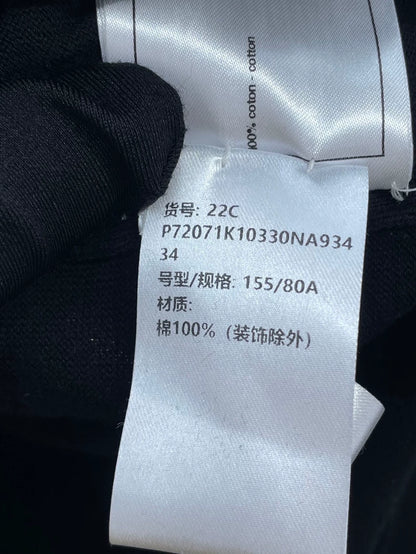 Black and White Lion Knit Short Sleeve Shirt