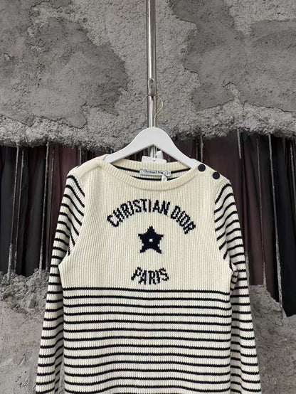 Dior Striped Star Sweater