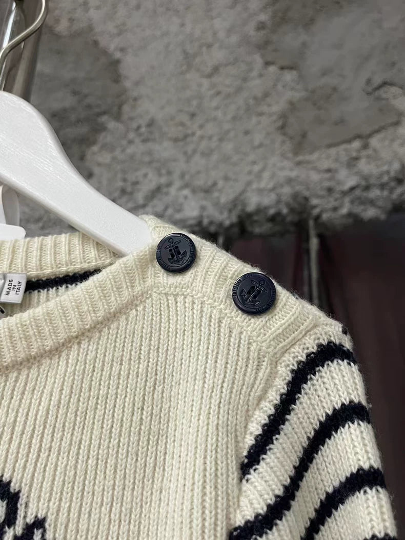 Dior Striped Star Sweater