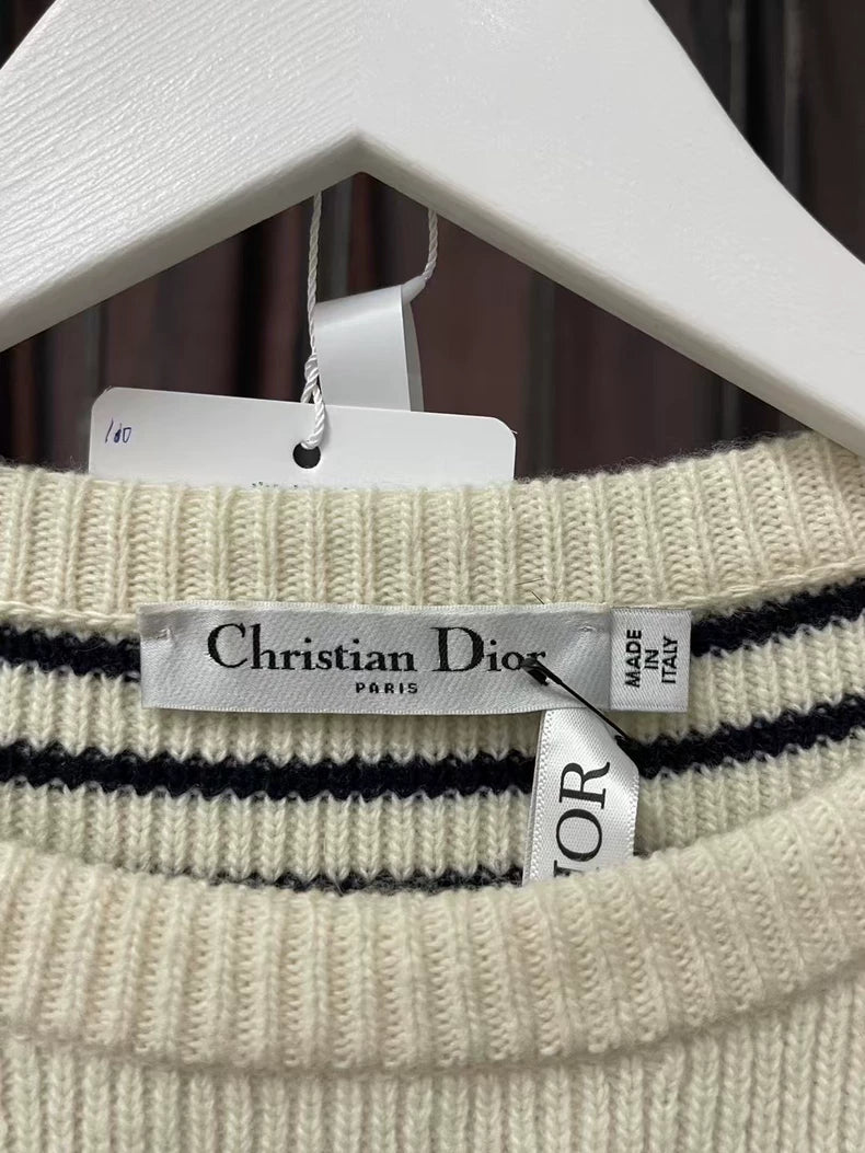 Dior Striped Star Sweater