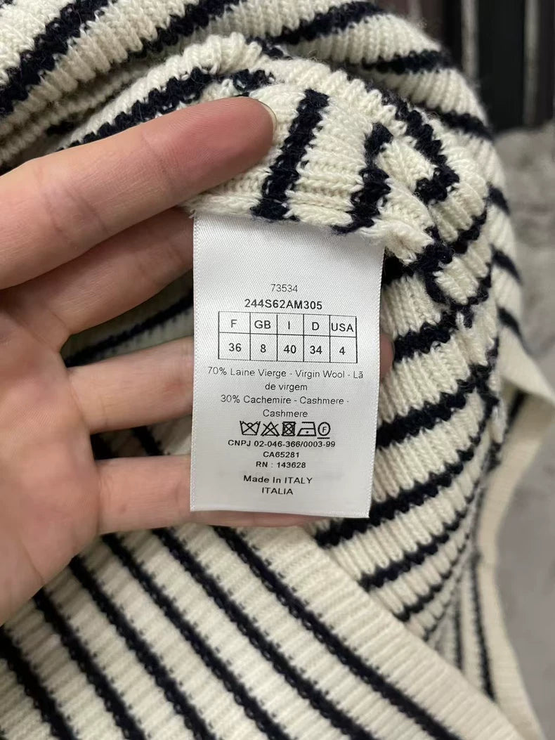 Dior Striped Star Sweater