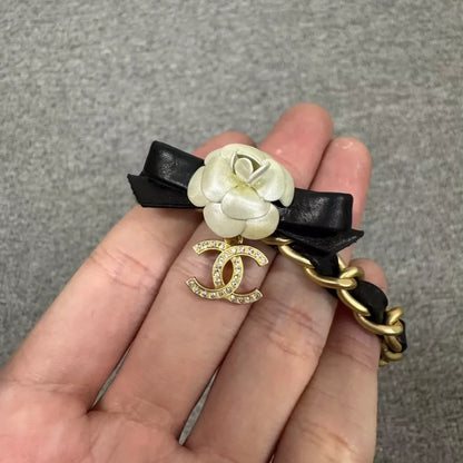 Chanel Camellia Choker Necklace 20A