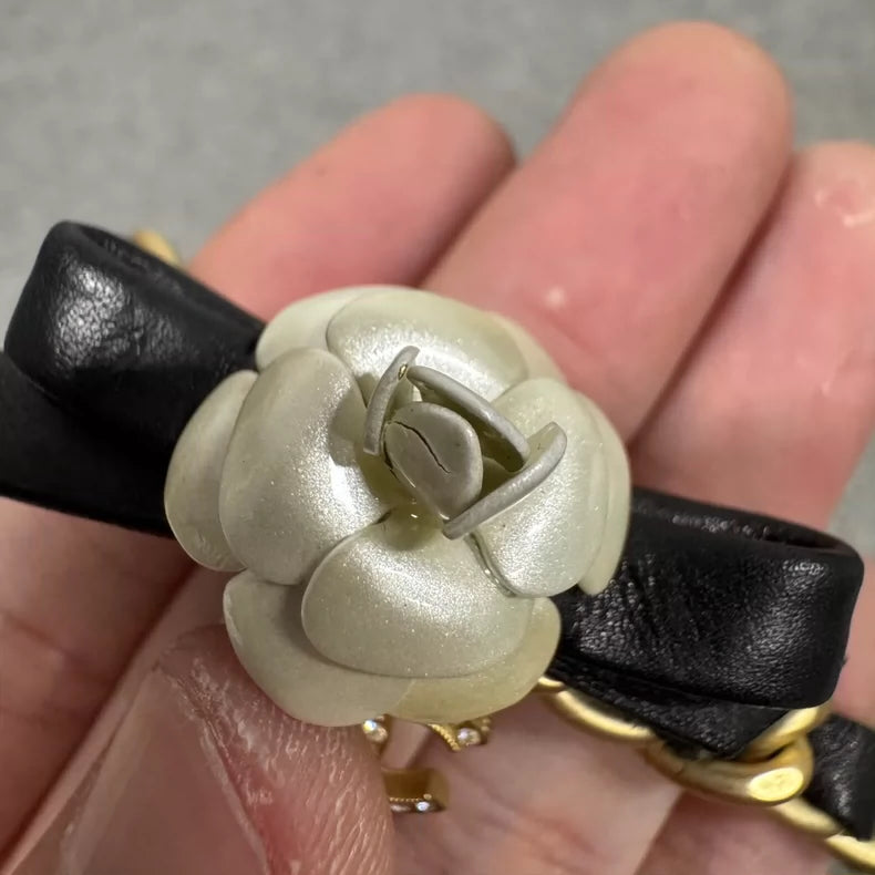 Chanel Camellia Choker Necklace 20A