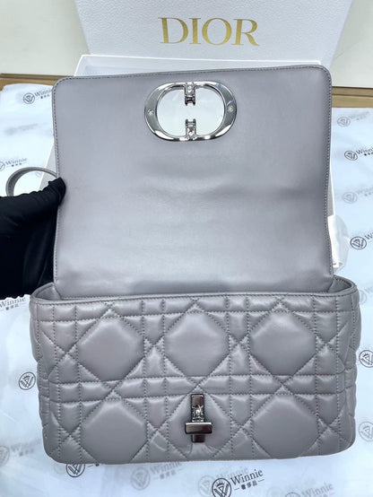 Dior Caro Quilted Chain Shoulder Bag