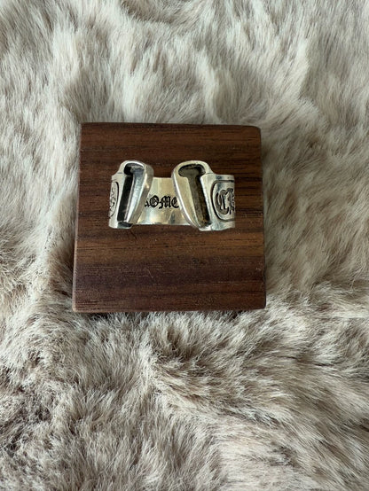Chrome Hearts Scroll Ring Size US6
