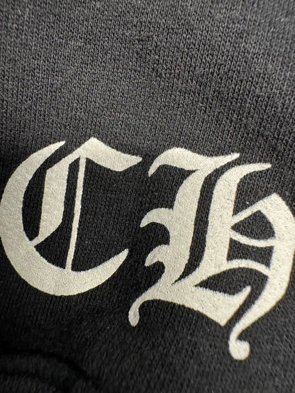 Chrome Hearts Black Zip-Up Hoodie-yf